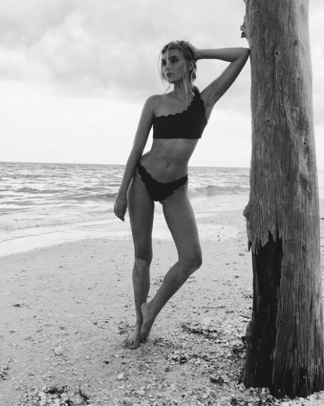 Victoria's Secret model Elsa Hosk stuns on St. Barts beach with fellow  Angels