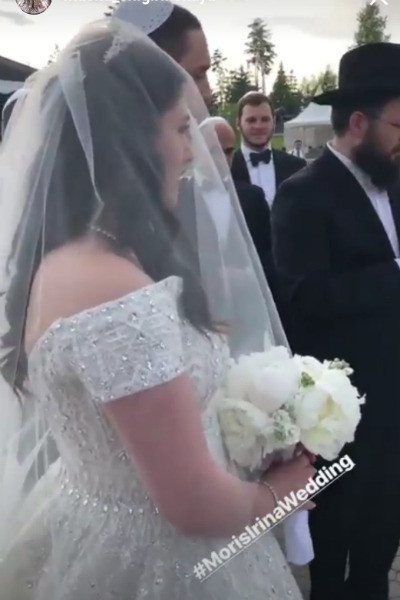 The bride and groom are Jews