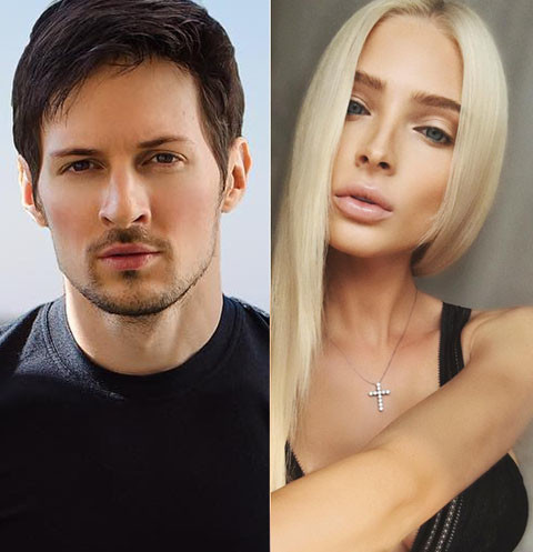 Pavel Durov and Alena Shishkova
