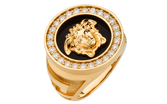 Versace Medusa Large Ring with Diamonds, Dhs23,200