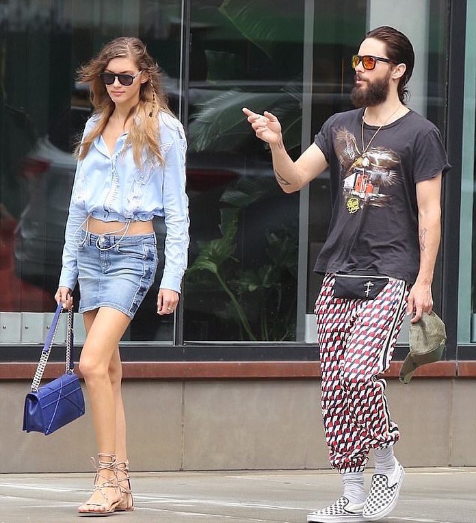 Jared Leto went on a date with a Russian model Valery Kaufman